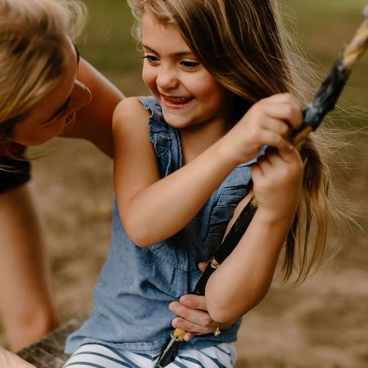 Family enjoying time together
